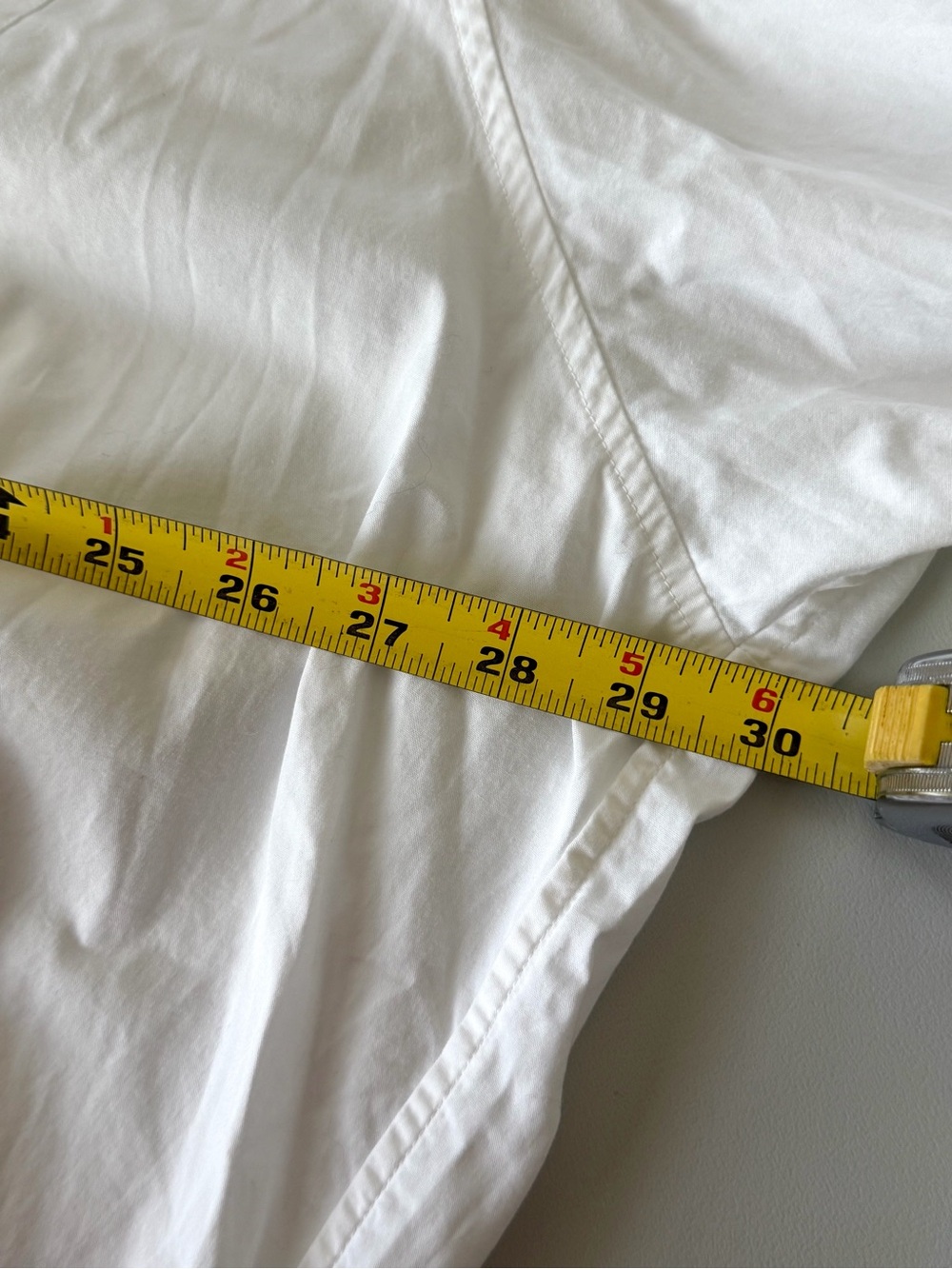 Gap Big Shirt XXL Tall White Organic Cotton Poplin Oversized Button Down - Picture 7 of 8
